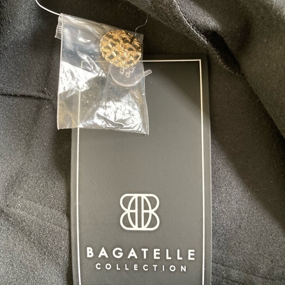 Bagatelle Collection Faux Leather NWT Pants Wide Leg crop Trousers High Rise - Picture 4 of 11